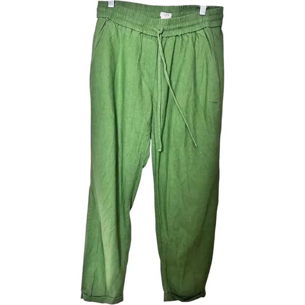 J. Crew Women's Draw String Cropped Pants Sz 4